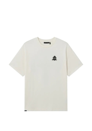 FIVE CM cross-print T-shirt - Neutrals