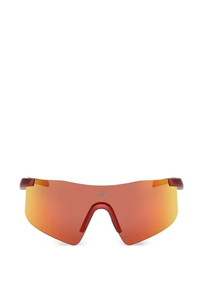 adidas oversized-frame sunglasses - Red