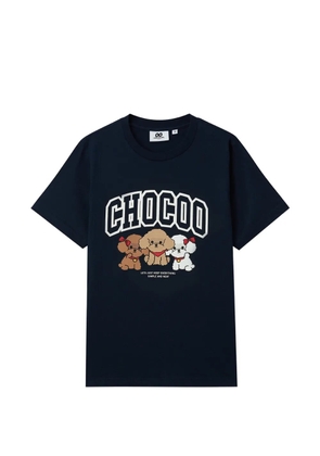 CHOCOOLATE graphic-print T-shirt - Blue
