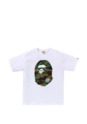 A BATHING APE® camouflage-print T-shirt - White