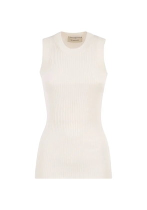Sportmax Tione ribbed top - Neutrals