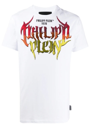 Philipp Plein SS Rock PP graphic-print T-shirt - White