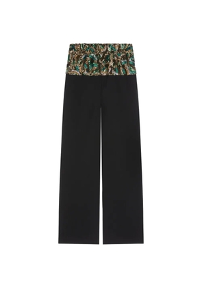 DRIES VAN NOTEN sequin trousers - Black