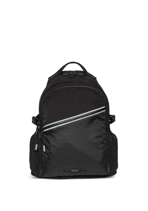 Calvin Klein zip grid backpack - Black