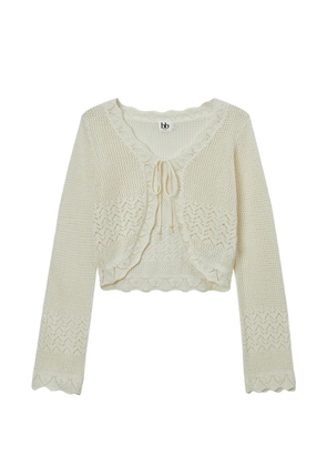 b+ab self-tie cardigan - Neutrals