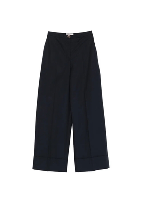 Agnona pocket buttoned trousers - Blue