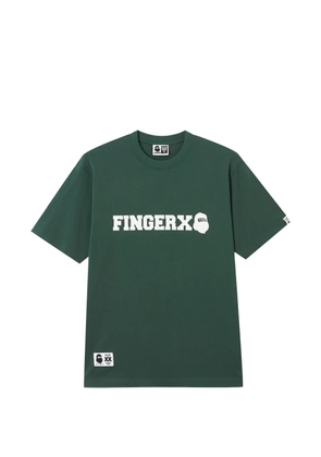 FINGERCROXX logo T-shirt - Green