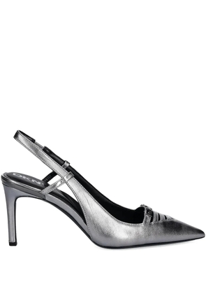 DKNY 95mm Malden pumps - Silver