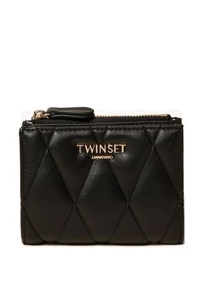 TWINSET bi-fold quilted wallet - Black
