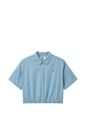 CHOCOOLATE collared short-sleeve shirt - Blue