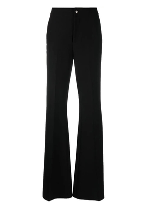 Philipp Plein mid-rise flared trousers - Black