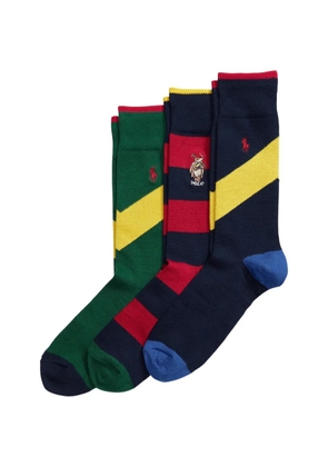 Polo Ralph Lauren striped socks (set of three) - Blue