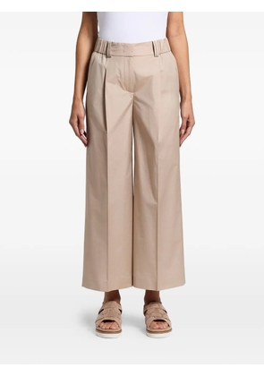 Peserico pleated wide-leg trousers - Neutrals