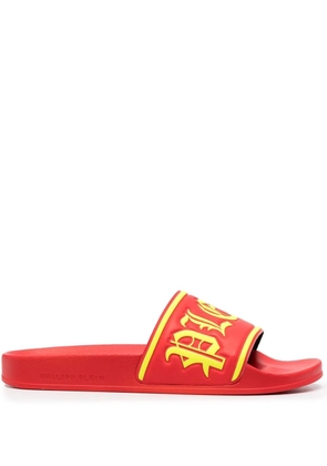 Philipp Plein gothic logo slides - Red