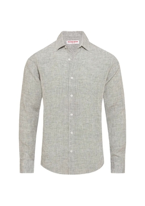 Orlebar Brown Giles linen shirt - Grey