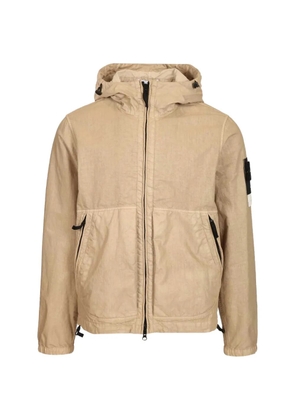 Stone Island hooded zip-fastening jacket - Neutrals