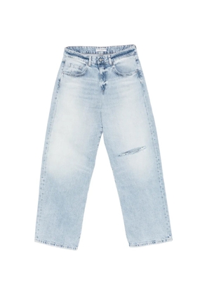 ICON DENIM distressed straight-leg jeans - Blue