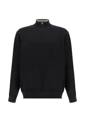 Paul & Shark half-zip sweater - Black