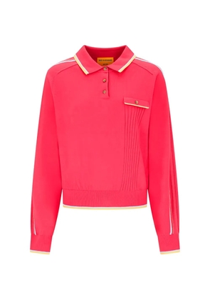 Guest In Residence chest pocket polo - Pink