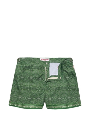 Orlebar Brown pattern swim shorts - Green