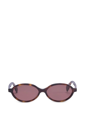 Viktor & Rolf oval-frame sunglasses - Brown