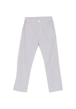 Private 0204 striped trousers - White