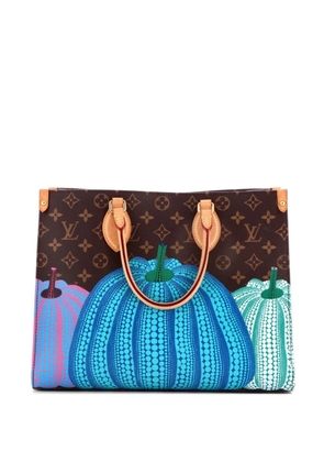 Louis Vuitton Pre-Owned OnTheGo Yayoi Kusama Pumpkins Monogram Canvas MM tote bag - Brown