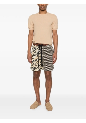 Drumohr short-sleeve crew neck T-shirt - Neutrals