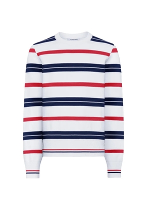 Thom Browne striped sweater - White