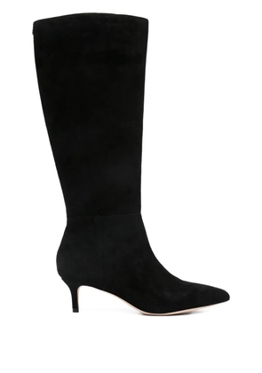 Lauren Ralph Lauren 50mm suede knee-high boots - Black