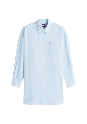 Tommy Hilfiger striped mini shirt dress - Blue