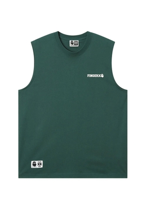 FINGERCROXX sleeveless printed tank top - Green