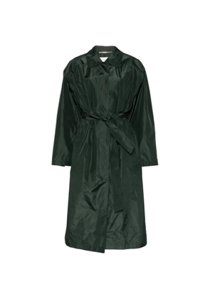 Saint Laurent tie-belt trench coat - Green