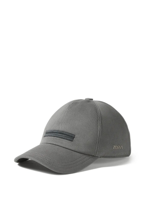 Zegna cotton baseball cap - Grey
