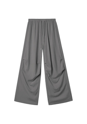 b+ab drawstring-fastening gathered trousers - Grey