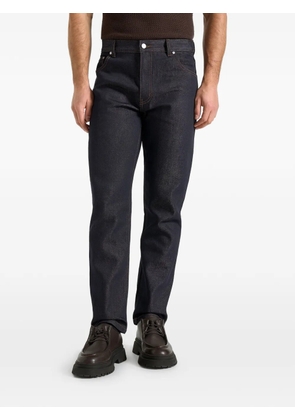 Manière De Voir DN001 contrast-stitching jeans - Blue
