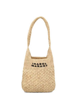ISABEL MARANT logo-print tote bag - Neutrals