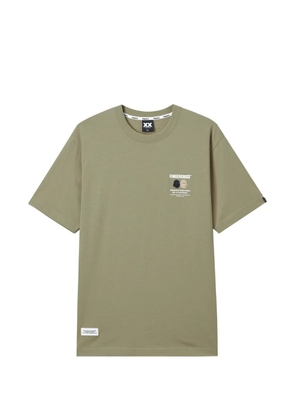 FINGERCROXX logo-print T-shirt - Green