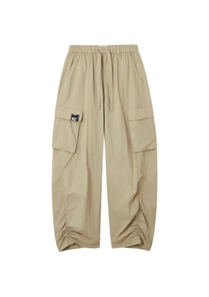 izzue cargo drawstring trousers - Neutrals