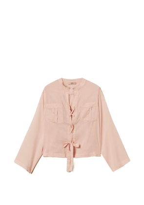 TWINSET tie-fastening shirt - Pink