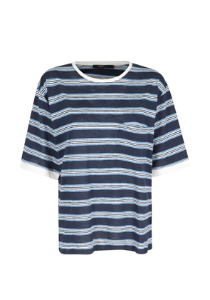 Seventy striped T-shirt - Blue