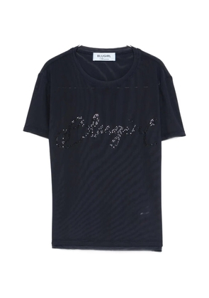 Blugirl crystal-embellishment T-shirt - Blue