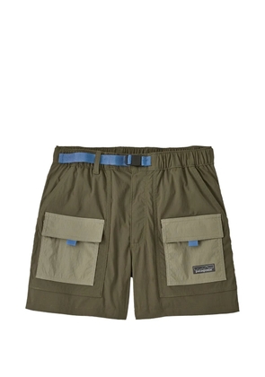 Patagonia patch pocket belt trousers - Green