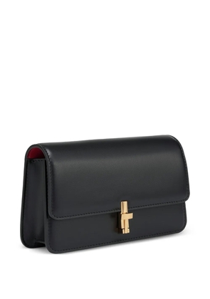 POTAMY leather clutch bag - Black