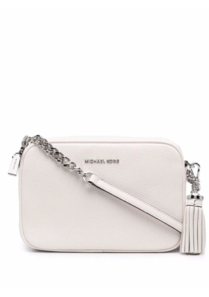 Michael Kors Camer logo-plaque cross-body bag - White