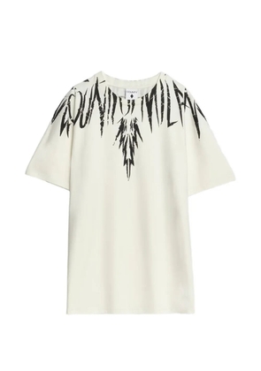 COUNTY OF MILAN graphic-print T-shirt - Neutrals