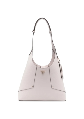 GUESS USA logo-plaque shoulder bag - Neutrals