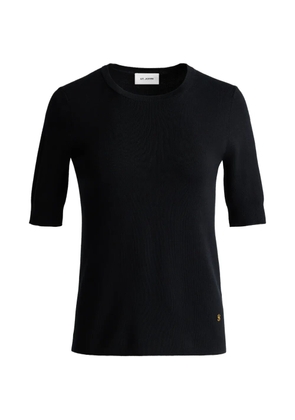 St. John short sleeve cotton T-shirt - Black