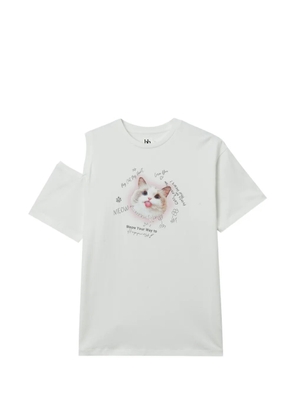 b+ab printed T-shirt - White