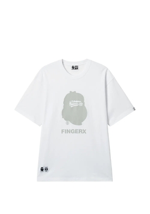 FINGERCROXX graphic-print T-shirt - White
